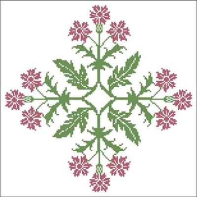 (image for) Floral Ornamental #030 Pink Carnation